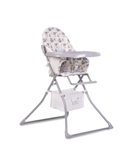 Детски стол за хранене Scaut сив