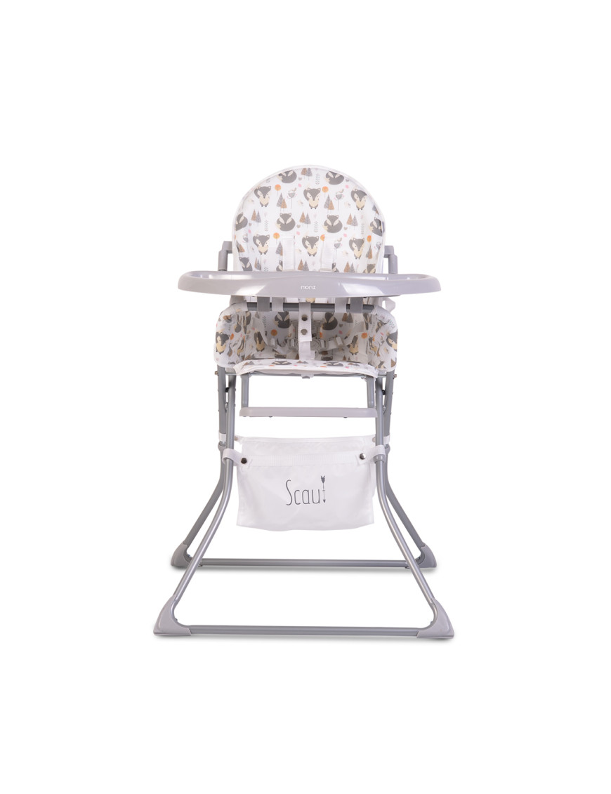 Детски стол за хранене Scaut сив