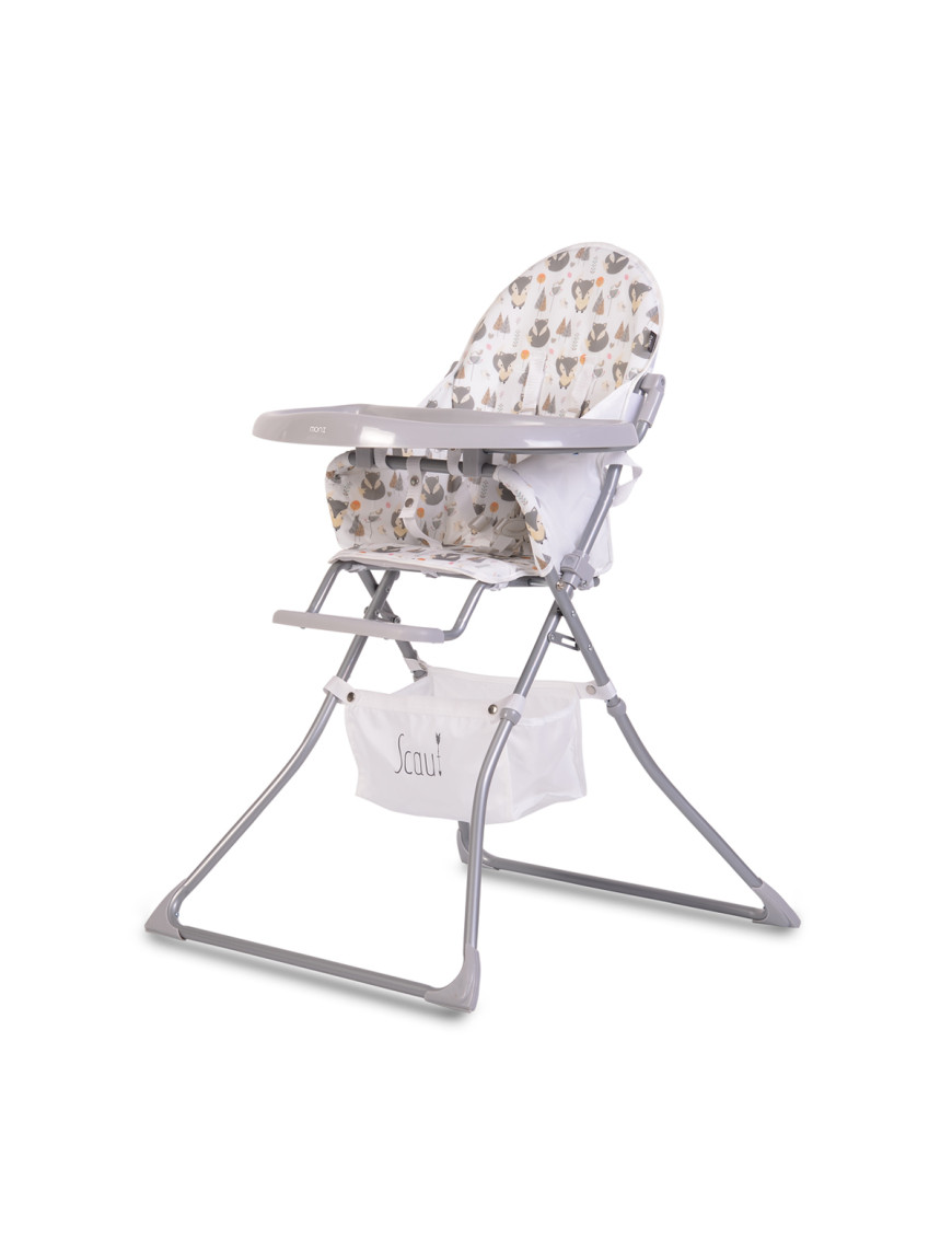 Детски стол за хранене Scaut сив