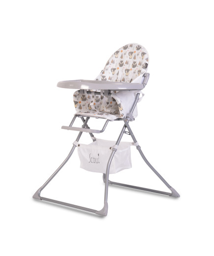 Детски стол за хранене Scaut сив