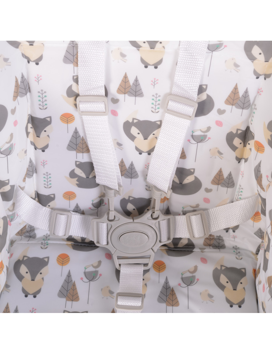 Детски стол за хранене Scaut сив