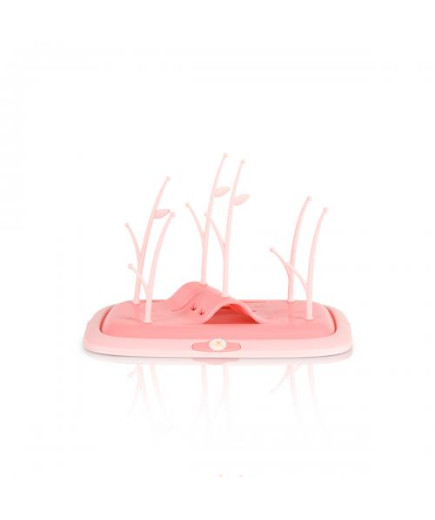 Сушилня за шишета и аксесоари Coral розов