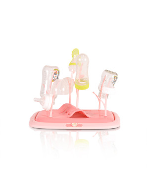 Сушилня за шишета и аксесоари Coral розов 2