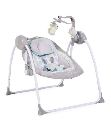 Електрическа люлка Baby Swing+ сив