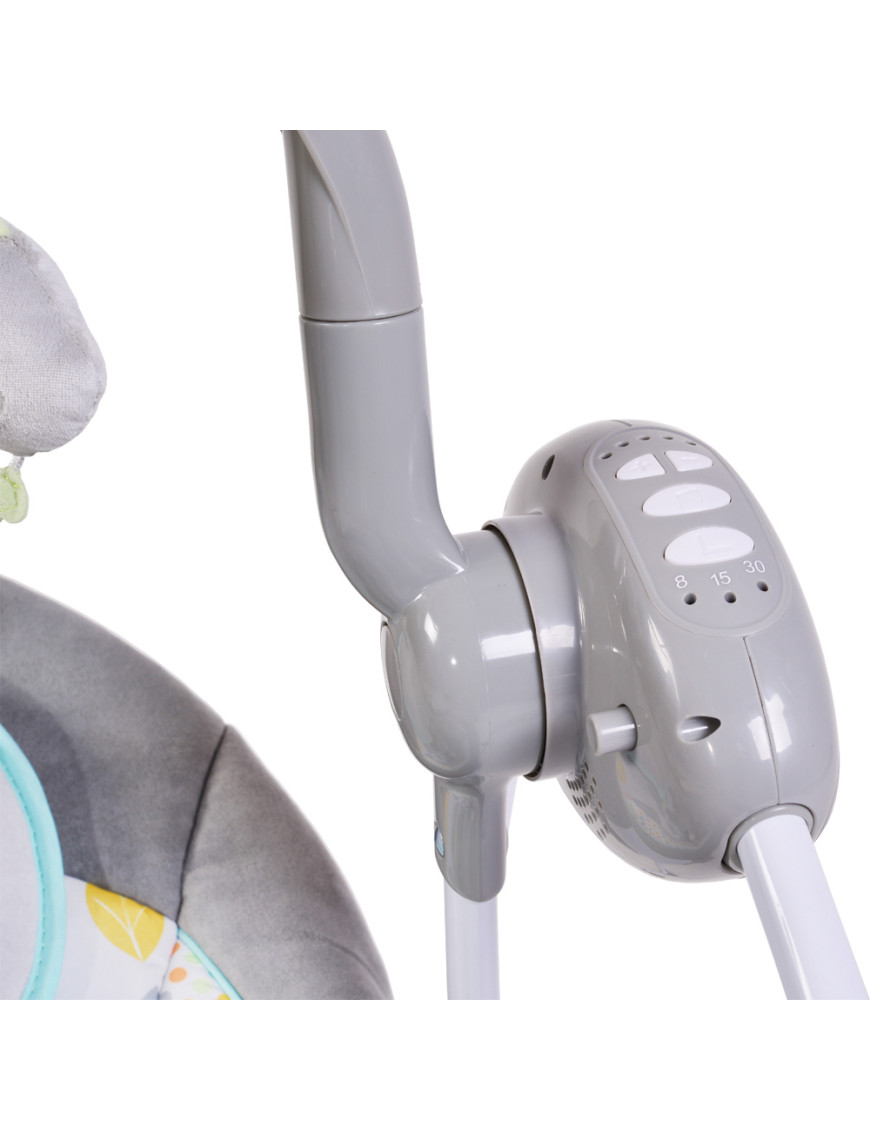 Електрическа люлка Baby Swing+ сив