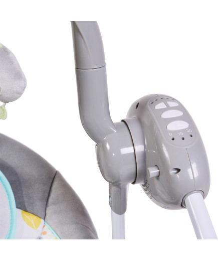 Електрическа люлка Baby Swing+ сив