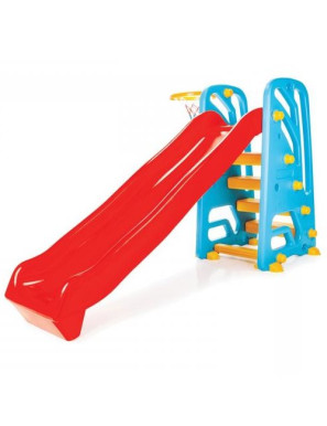 Пързалка с баскетболен кош 06142 червен