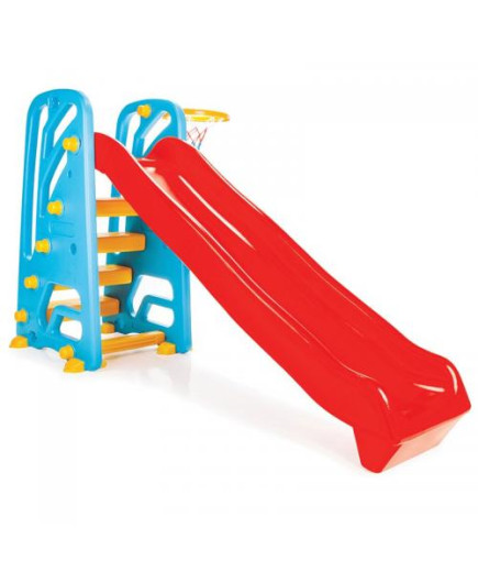 Пързалка с баскетболен кош 06142 червен