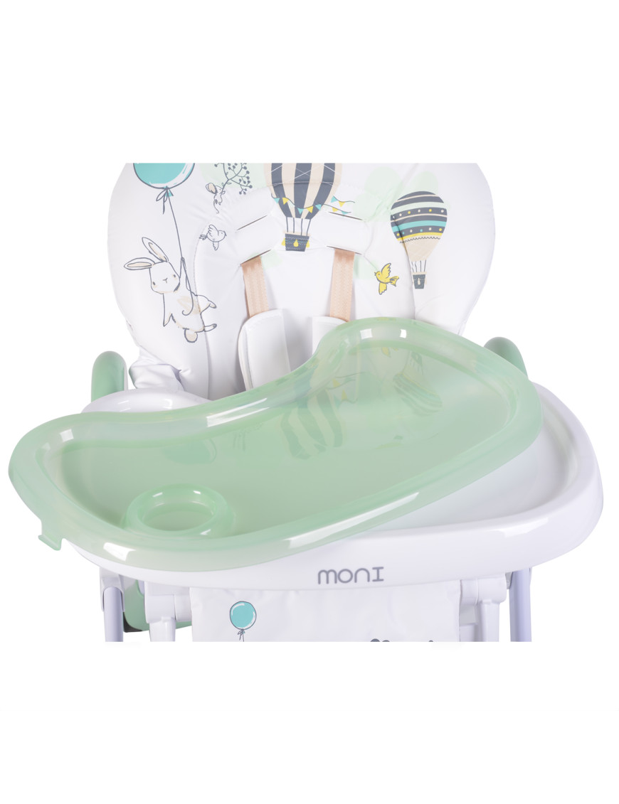 Детски стол за хранене Muffin мента