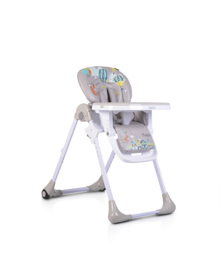 Детски стол за хранене Muffin сив