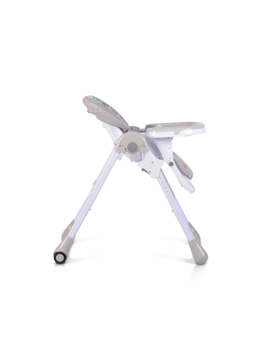 Детски стол за хранене Muffin сив