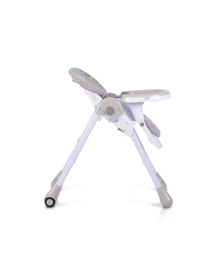 Детски стол за хранене Muffin сив