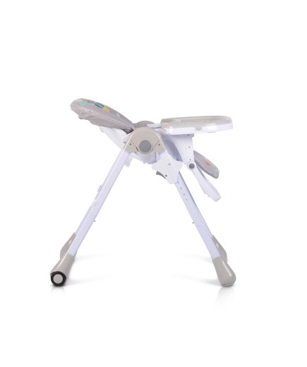 Детски стол за хранене Muffin сив