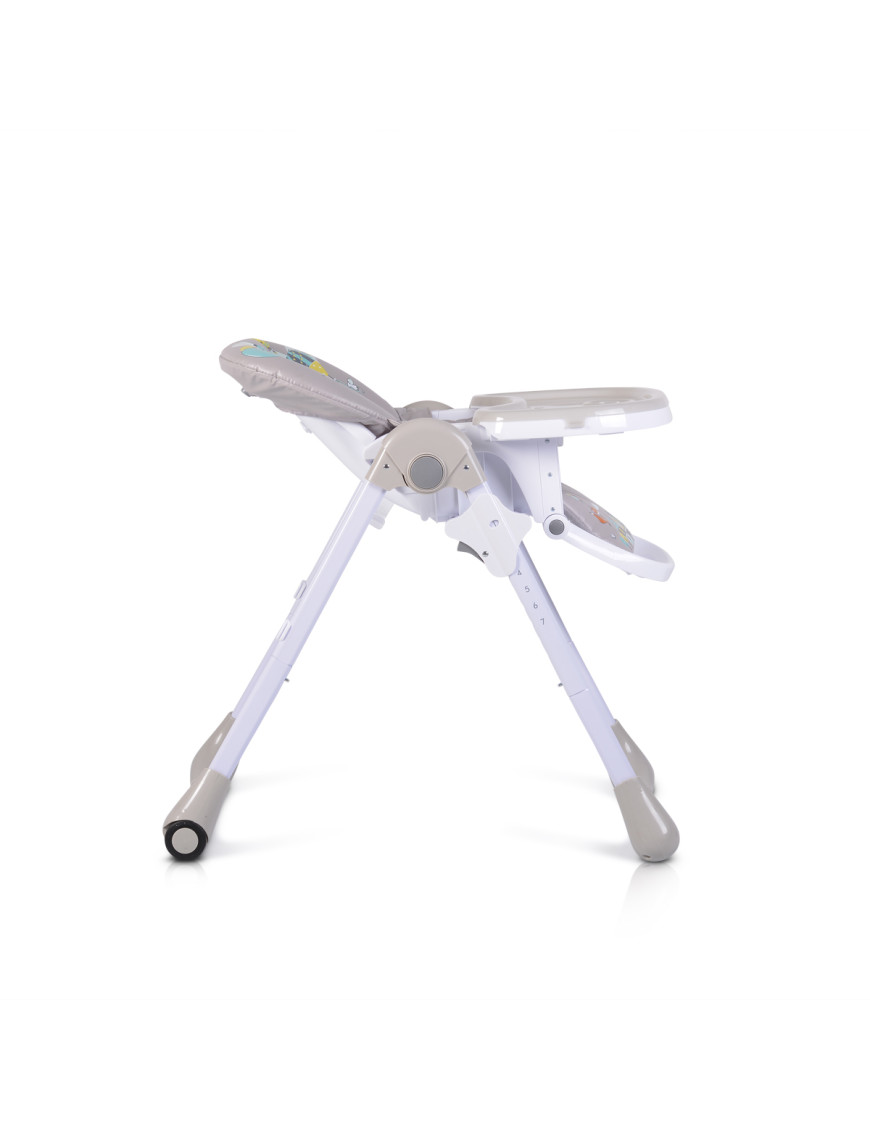 Детски стол за хранене Muffin сив