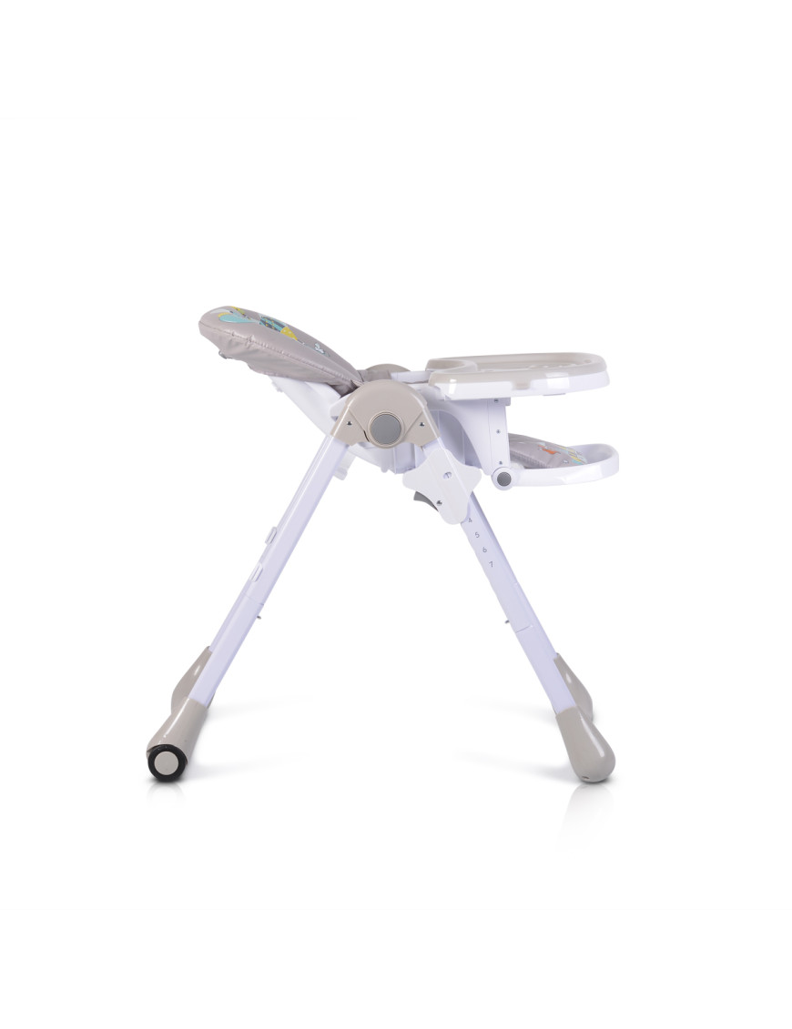 Детски стол за хранене Muffin сив