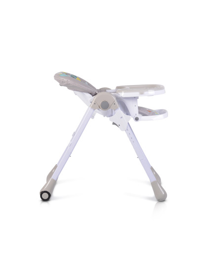 Детски стол за хранене Muffin сив