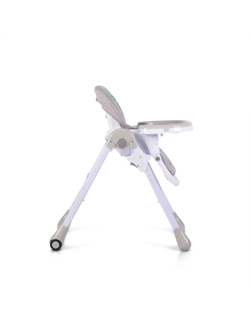 Детски стол за хранене Muffin сив