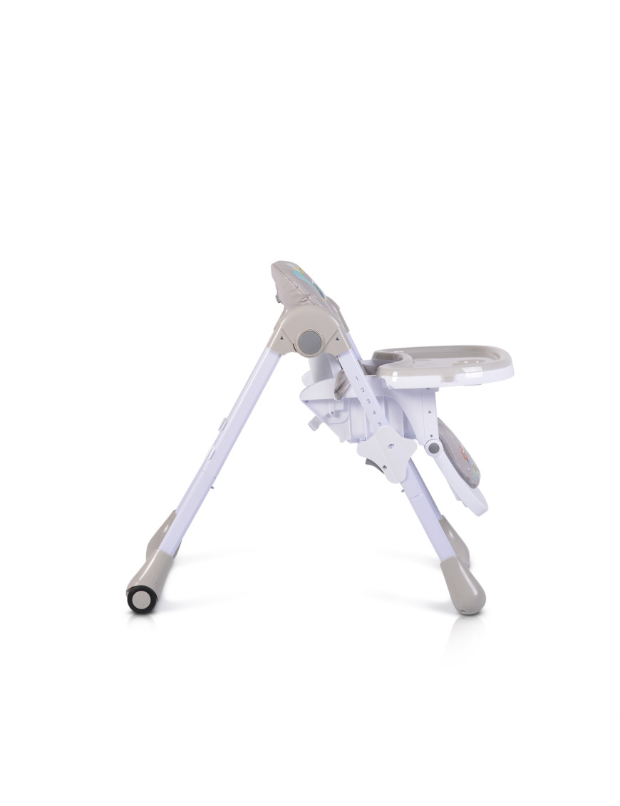 Детски стол за хранене Muffin сив