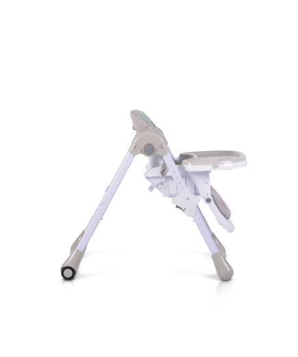 Детски стол за хранене Muffin сив