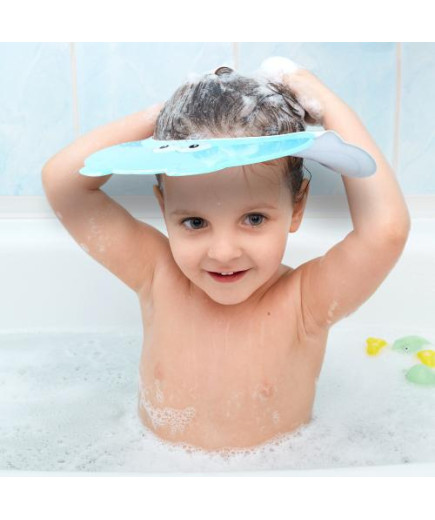 Шапка с козирка за баня Ruby син