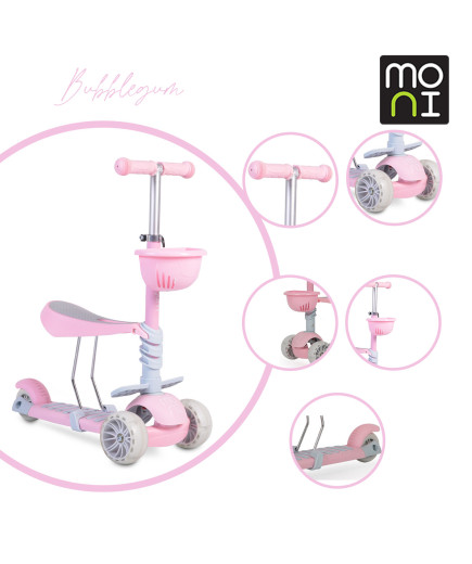 Тротинетка Bubblegum розов