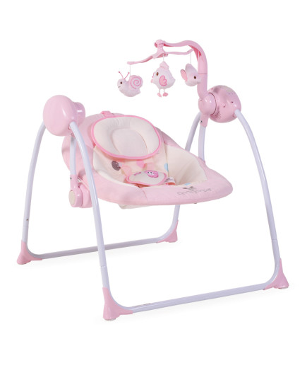 Електрическа люлка Baby Swing+ розов