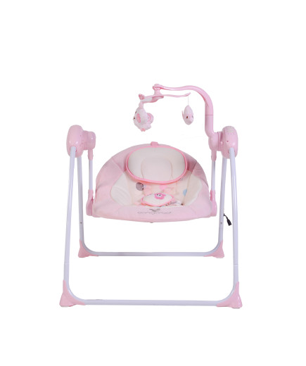 Електрическа люлка Baby Swing+ розов