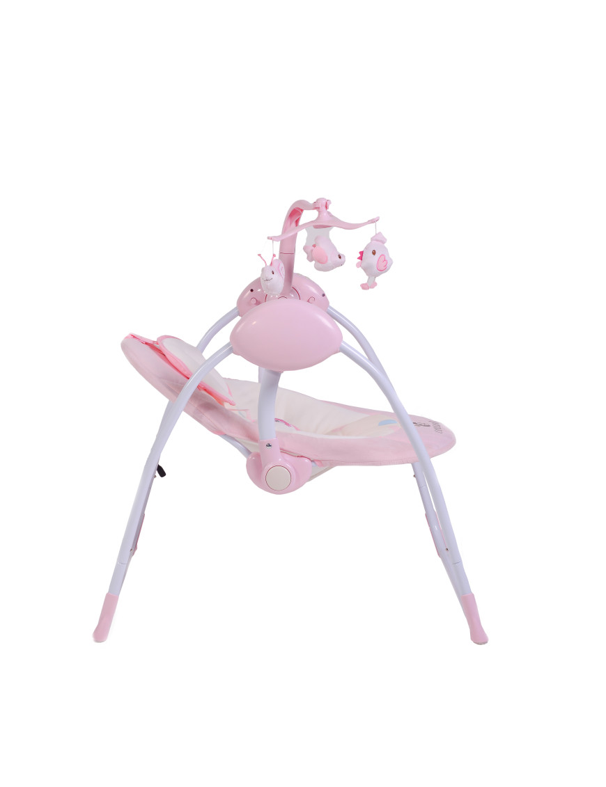 Електрическа люлка Baby Swing+ розов