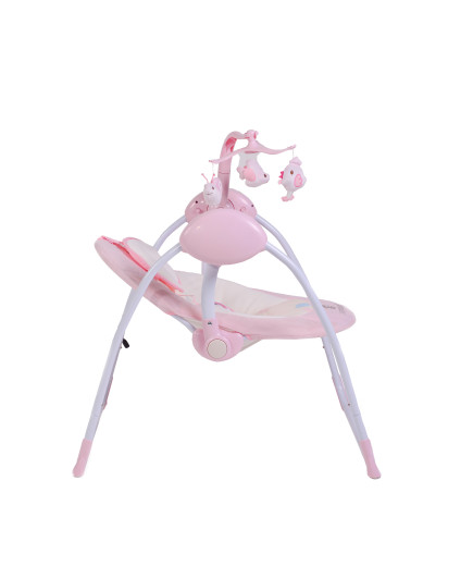 Електрическа люлка Baby Swing+ розов