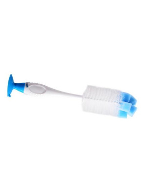 2в1 Четка за шишета и биберони син