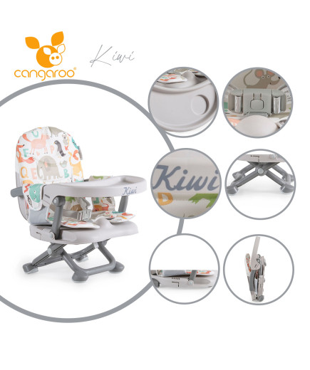 Детски повдигащ стол за хранене Kiwi-ABC