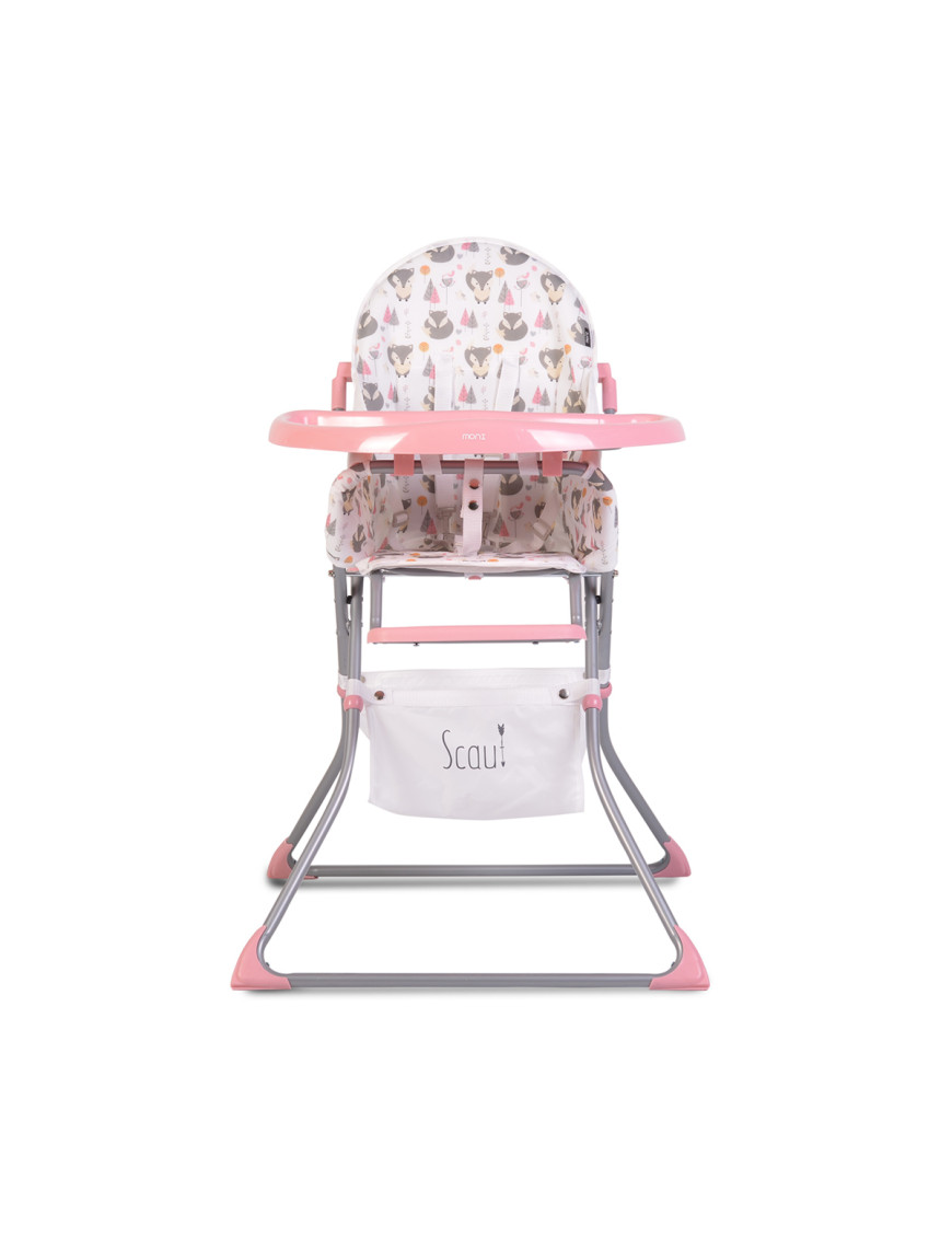 Детски стол за хранене Scaut розов