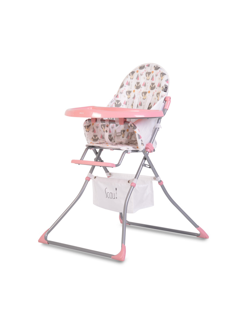 Детски стол за хранене Scaut розов