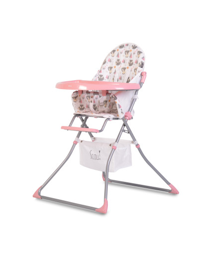 Детски стол за хранене Scaut розов