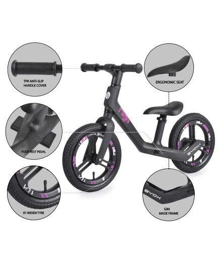 БАЛАНСИРАЩ ВЕЛОСИПЕД Mojo розов