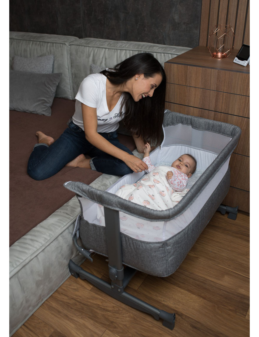 Бебешко легло Always Together сив