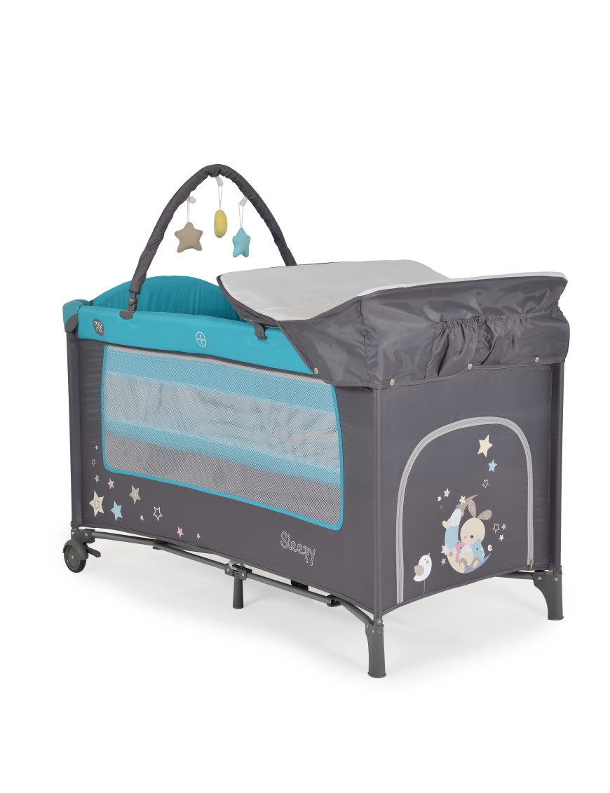 Детска кошара Sleepy тюркоаз