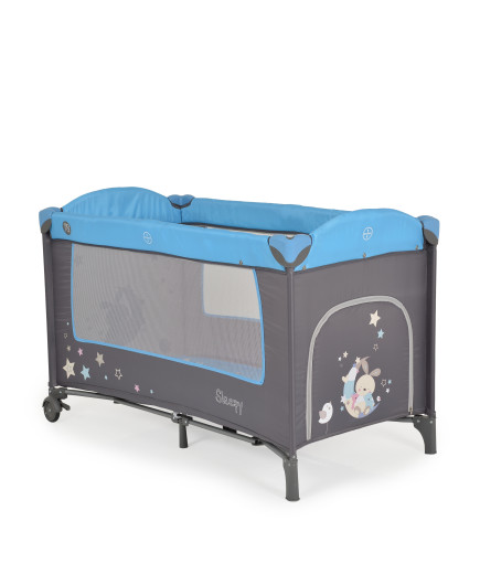 Детска кошара Sleepy син