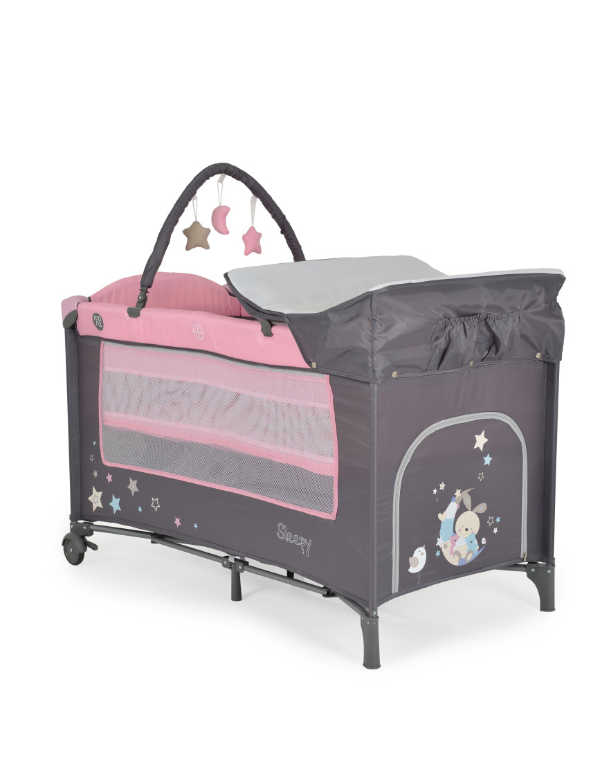 ДЕТСКА КОШАРА SLEEPY розов