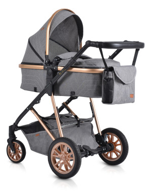 Комбинирана детска количка Midas сив 2