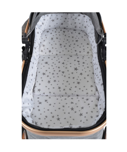 Комбинирана детска количка Midas сив