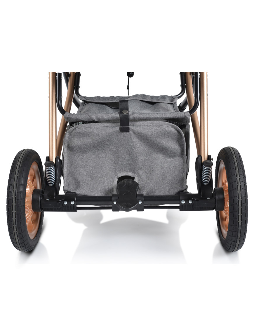 Комбинирана детска количка Midas сив