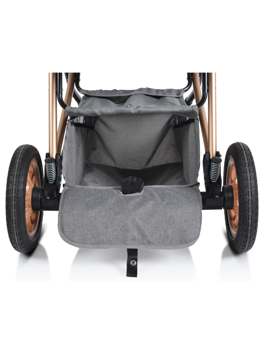 Комбинирана детска количка Midas сив