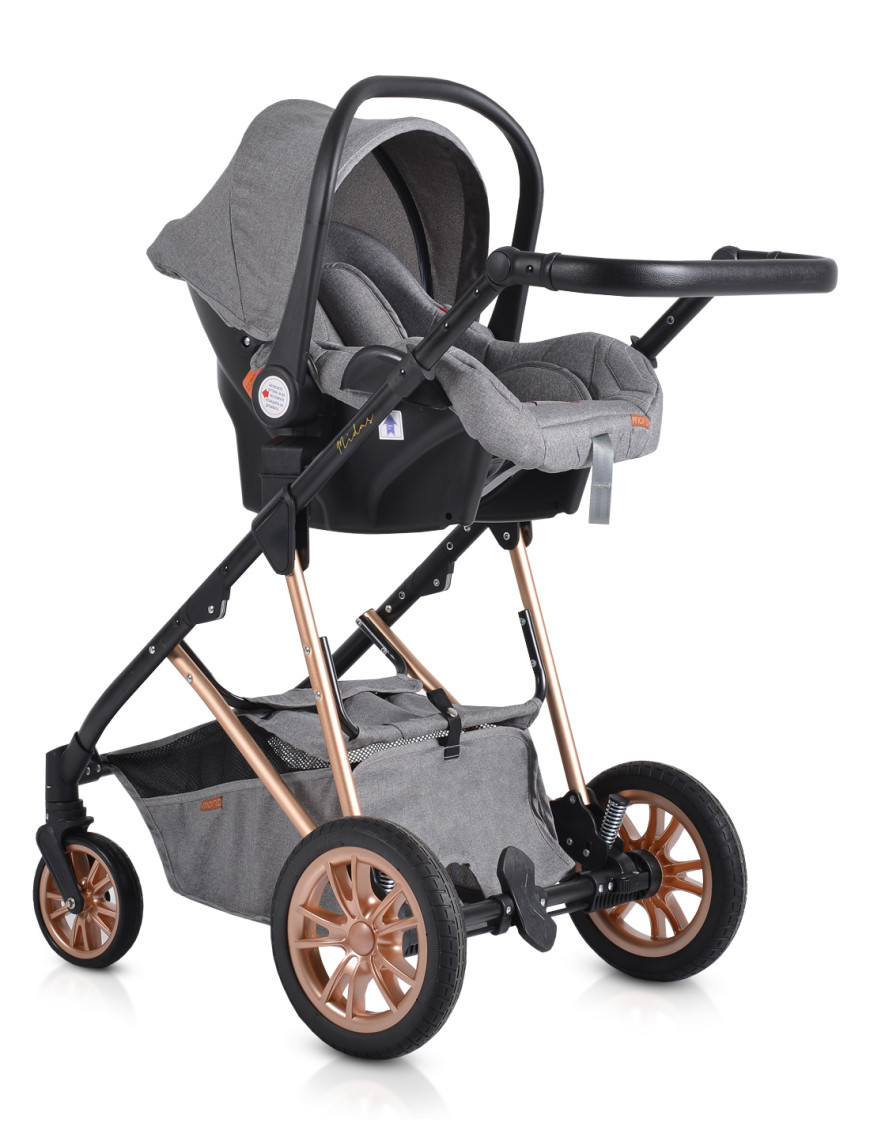 Комбинирана детска количка Midas сив