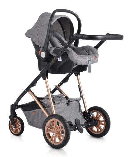 Комбинирана детска количка Midas сив