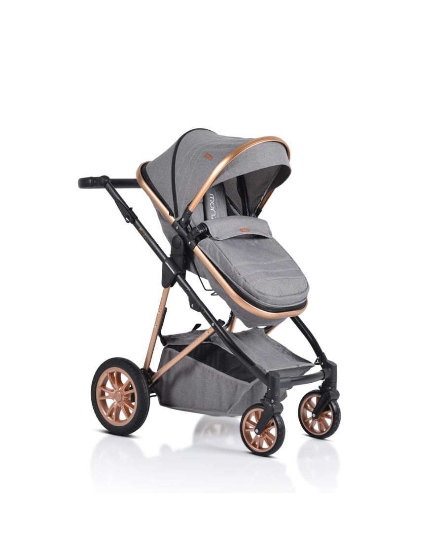 Комбинирана детска количка Midas сив