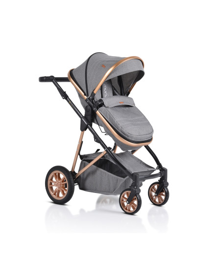 Комбинирана детска количка Midas сив