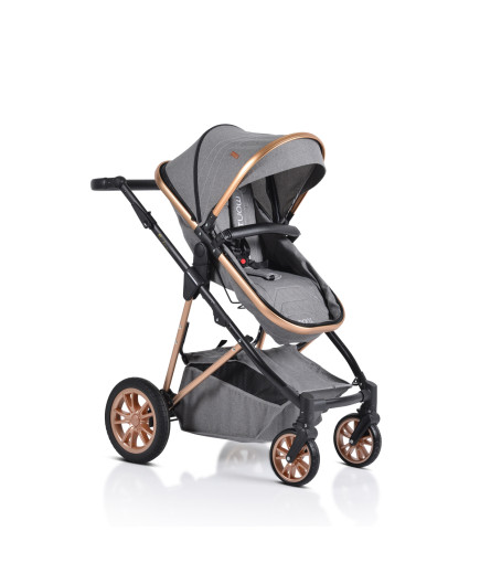 Комбинирана детска количка Midas сив