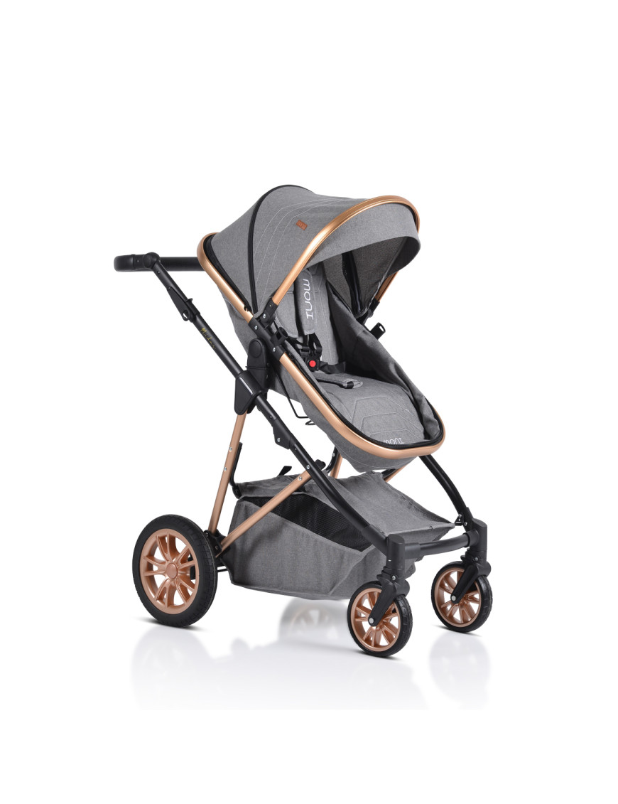 Комбинирана детска количка Midas сив