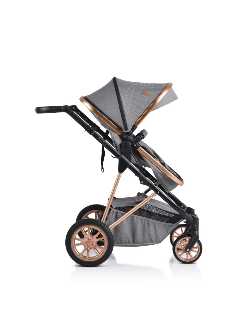Комбинирана детска количка Midas сив
